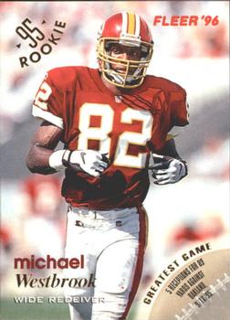 Michael Westbrook Washington Redskins 1996 Fleer NFL #140